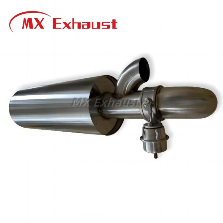 Stainless Steel 304 Exhaust Valvetronic Vacuum Cutout Valve Muffle Elbow Bend Head