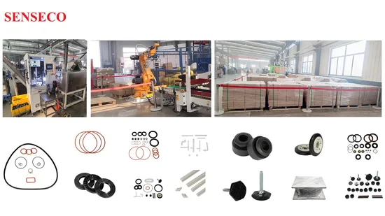 Custom NBR HNBR Silicone Auto Part Kitchenware Sealing Gasket Mechanical Hydraulic Seal Bushing Buffer Bumper Damper Rubber Product 