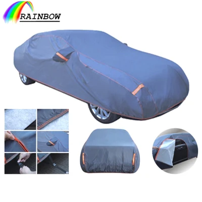 170t Waterproof Full Car Covers Outdoor Sun UV Protection Dust Rain Snow Protective for Sedan/SUV/MPV/Motorcycle/Jeep/Pick
